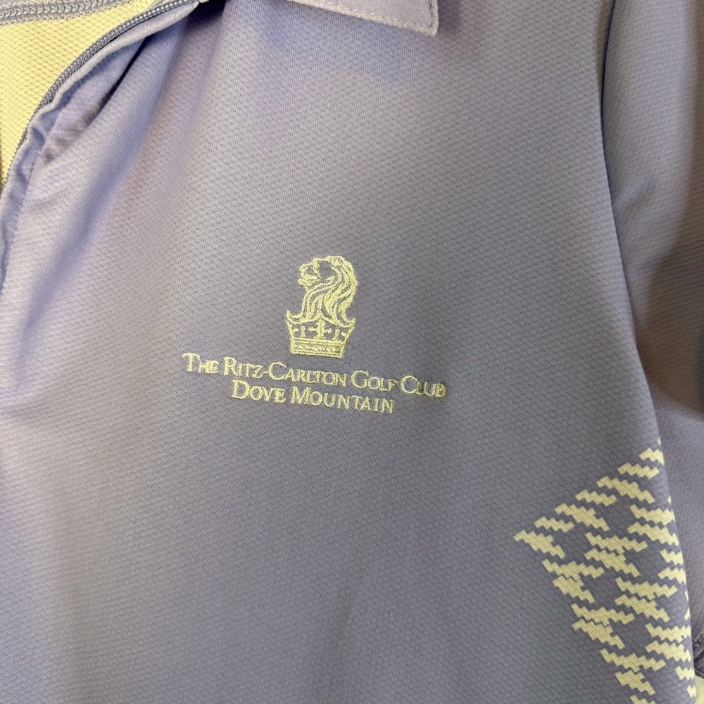 Womens Golf Tennis shirt Lavender Nike Dry Fit Sz M - Picture 2 of 5